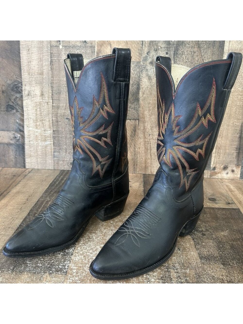 Olathe Vintage Western Cowboy Boots Mens 9.5 D